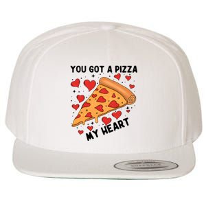 You Got A Pizza My Heart Valentine Day Lover Couple Matching Wool Snapback Cap