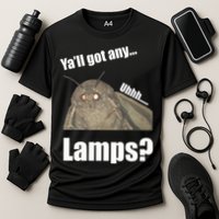 Yall Got Any Lamps Moth Meme Cooling Performance Crew T-Shirt