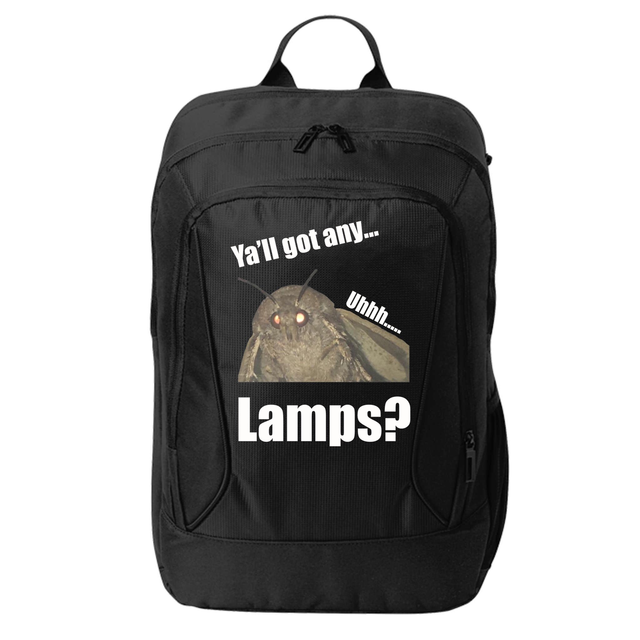 Yall Got Any Lamps Moth Meme City Backpack