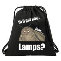 Yall Got Any Lamps Moth Meme Drawstring Bag
