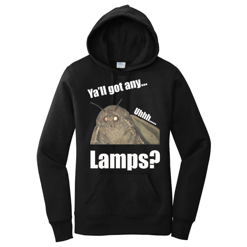 Yall Got Any Lamps Moth Meme Women's Pullover Hoodie