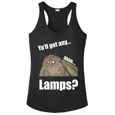 Yall Got Any Lamps Moth Meme Ladies PosiCharge Competitor Racerback Tank