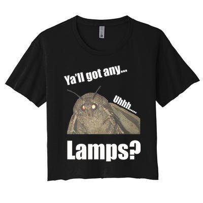 Yall Got Any Lamps Moth Meme Crop Top
