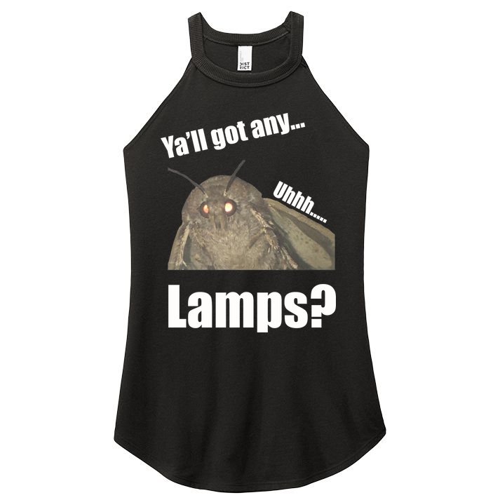 Yall Got Any Lamps Moth Meme Women's Perfect Tri Rocker Tank