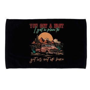 You Got A Fast Car I Got A Plan To Get Us Out Of Here Microfiber Hand Towel