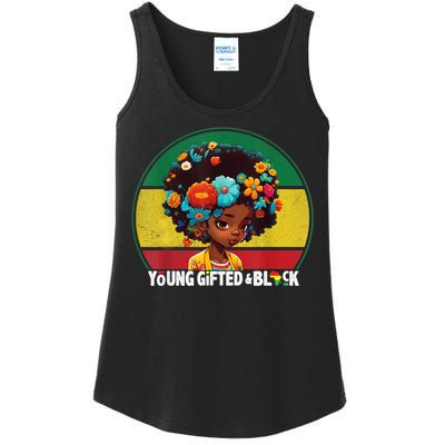 Young Gifted And Black Month History Baby Girl Vintage Ladies Essential Tank