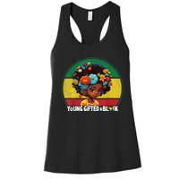 Young Gifted And Black Month History Baby Girl Vintage Women's Racerback Tank