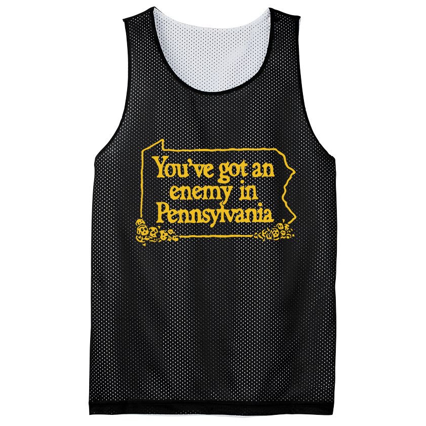 You’Ve Got An Enemy In Pennsylvania Mesh Reversible Basketball Jersey Tank
