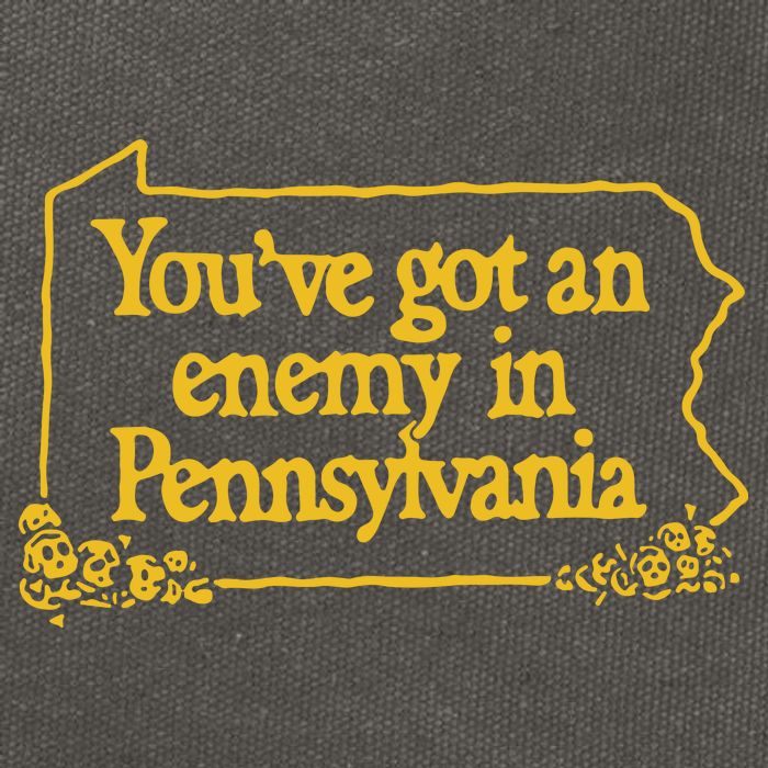 You’Ve Got An Enemy In Pennsylvania Cotton Canvas Backpack