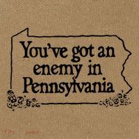 YouVe Got An Enemy In PennsylvaniaS Funny Quote Cotton Canvas Backpack