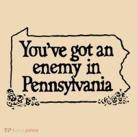 YouVe Got An Enemy In PennsylvaniaS Funny Quote Drawstring Bag