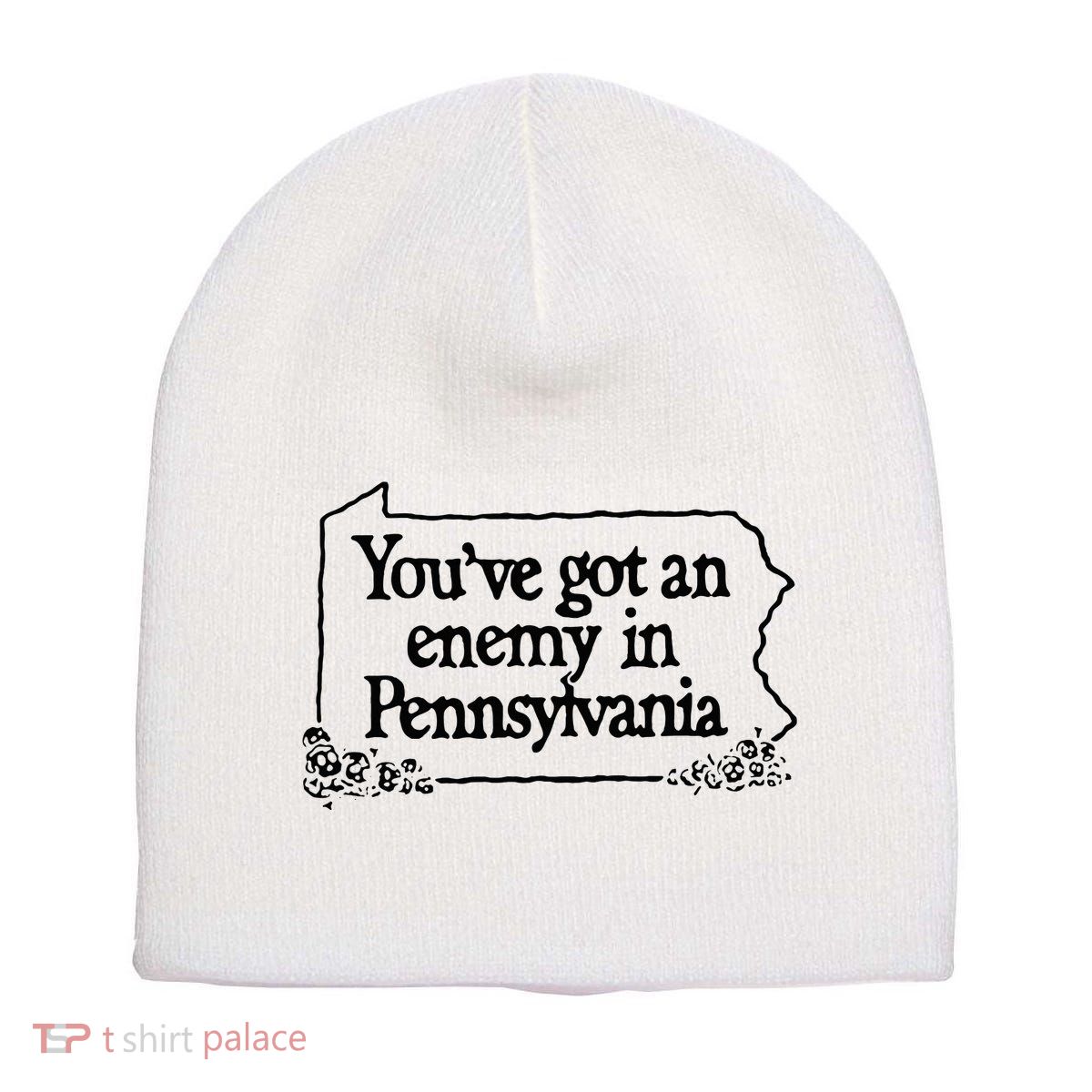 YouVe Got An Enemy In PennsylvaniaS Funny Quote Short Acrylic Beanie