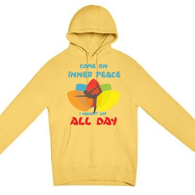 Yoga Gift Balance Inner Peace Chi Harmony Gift Premium Pullover Hoodie