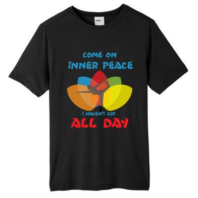 Yoga Gift Balance Inner Peace Chi Harmony Gift Tall Fusion ChromaSoft Performance T-Shirt