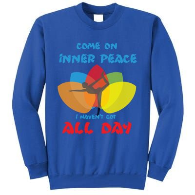 Yoga Gift Balance Inner Peace Chi Harmony Gift Tall Sweatshirt