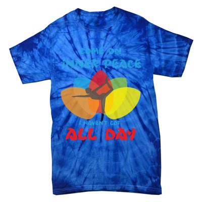 Yoga Gift Balance Inner Peace Chi Harmony Gift Tie-Dye T-Shirt