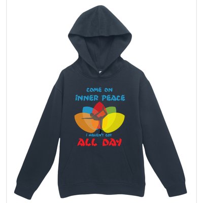 Yoga Gift Balance Inner Peace Chi Harmony Gift Urban Pullover Hoodie