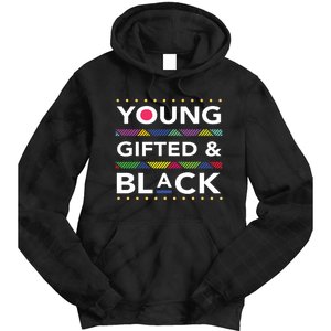 Young Gifted Black4 Black Magic Girl And Black History Tie Dye Hoodie