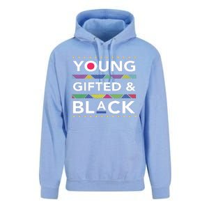 Young Gifted Black4 Black Magic Girl And Black History Unisex Surf Hoodie