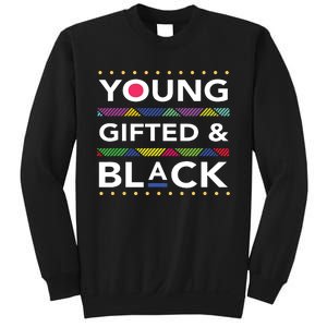 Young Gifted Black4 Black Magic Girl And Black History Sweatshirt