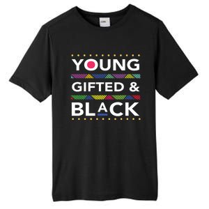 Young Gifted Black4 Black Magic Girl And Black History Tall Fusion ChromaSoft Performance T-Shirt