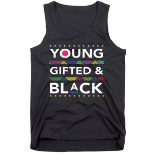 Young Gifted Black4 Black Magic Girl And Black History Tank Top