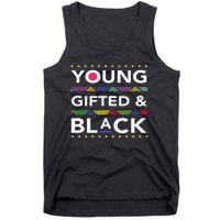 Young Gifted Black4 Black Magic Girl And Black History Tank Top