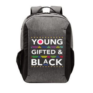 Young Gifted Black4 Black Magic Girl And Black History Vector Backpack