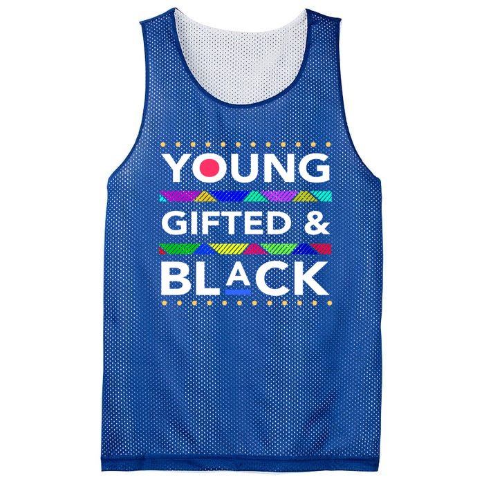 Young Gifted Black4 Black Magic And Black History Gift Mesh Reversible Basketball Jersey Tank