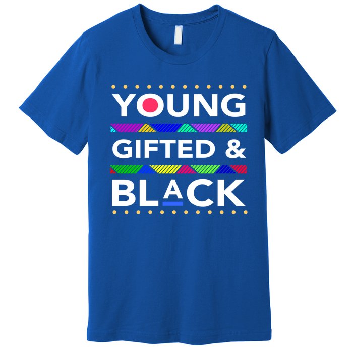 Young Gifted Black4 Black Magic And Black History Gift Premium T-Shirt