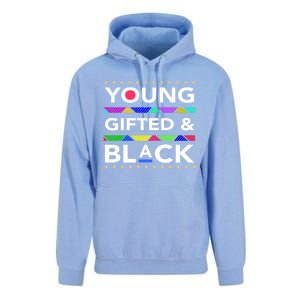 Young Gifted Black4 Black Magic And Black History Gift Unisex Surf Hoodie