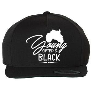 Young Gifted Black Melanin African Black History Month Gift Wool Snapback Cap