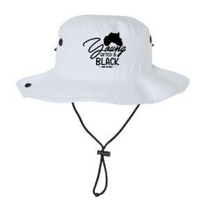 Young Gifted Black Melanin African Black History Month Gift Legacy Cool Fit Booney Bucket Hat