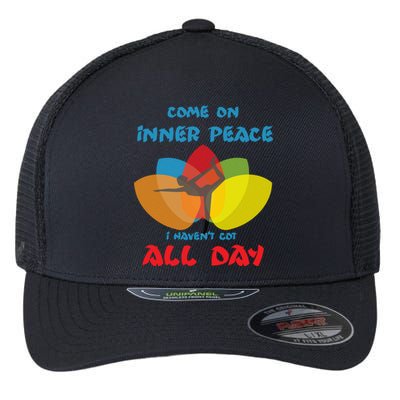 Yoga Gift Balance Inner Peace Chi Harmony Cute Gift Flexfit Unipanel Trucker Cap