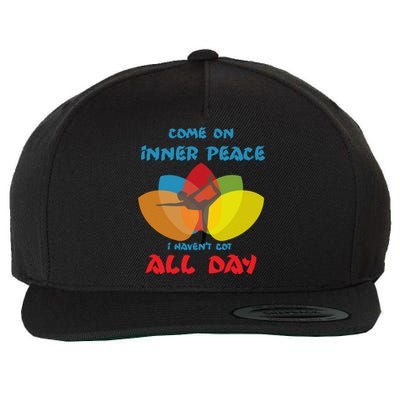 Yoga Gift Balance Inner Peace Chi Harmony Cute Gift Wool Snapback Cap