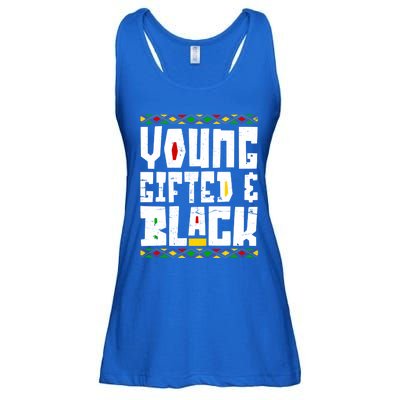 Young Gifted Black Funny Juneteenth Black History Month Great Gift Ladies Essential Flowy Tank