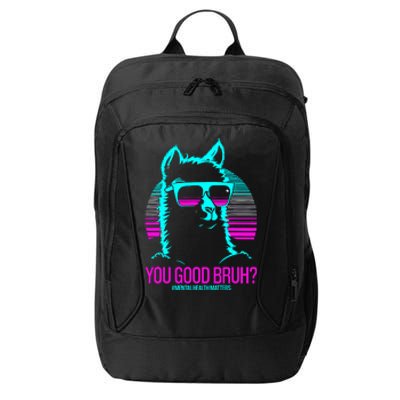 You Good Bruh? Therapytal Health Matters Awareness City Backpack