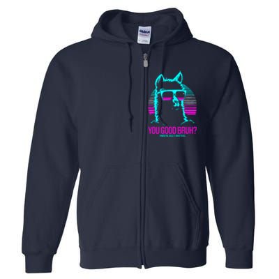 You Good Bruh? Therapytal Health Matters Awareness Full Zip Hoodie