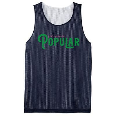 YouRe Gonna Be Popular Funny Mesh Reversible Basketball Jersey Tank