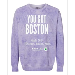 You Got Boston Finals 2024 Colorblast Crewneck Sweatshirt