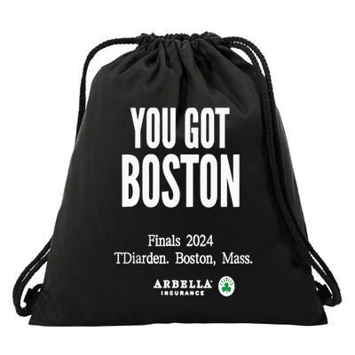 You Got Boston Finals 2024 Drawstring Bag