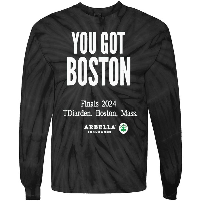 You Got Boston Finals 2024 Tie-Dye Long Sleeve Shirt