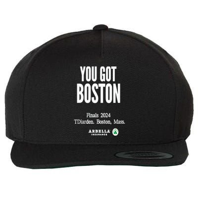 You Got Boston Finals 2024 Wool Snapback Cap