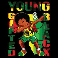 Young Gifted & Black History Month Cute Dabbing Backpack