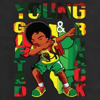 Young Gifted & Black History Month Cute Dabbing 11oz C Handle Ceramic Mug