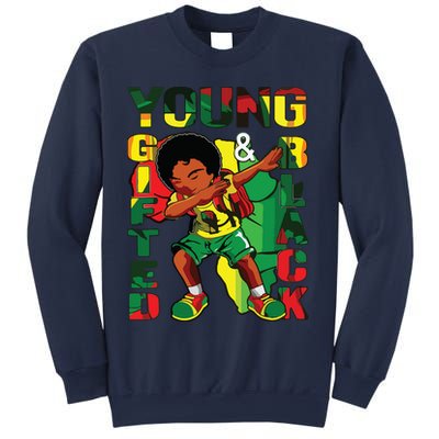 Young Gifted & Black History Month Cute Dabbing Sweatshirt