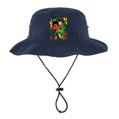 Young Gifted & Black History Month Cute Dabbing Legacy Cool Fit Booney Bucket Hat