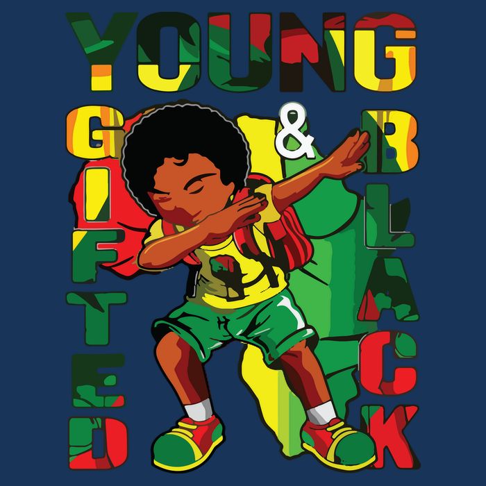 Young Gifted & Black History Month Cute Dabbing Bucket Hat