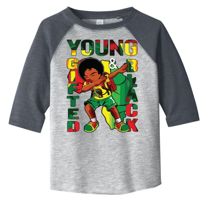 Young Gifted & Black History Month Cute Dabbing Toddler Fine Jersey T-Shirt