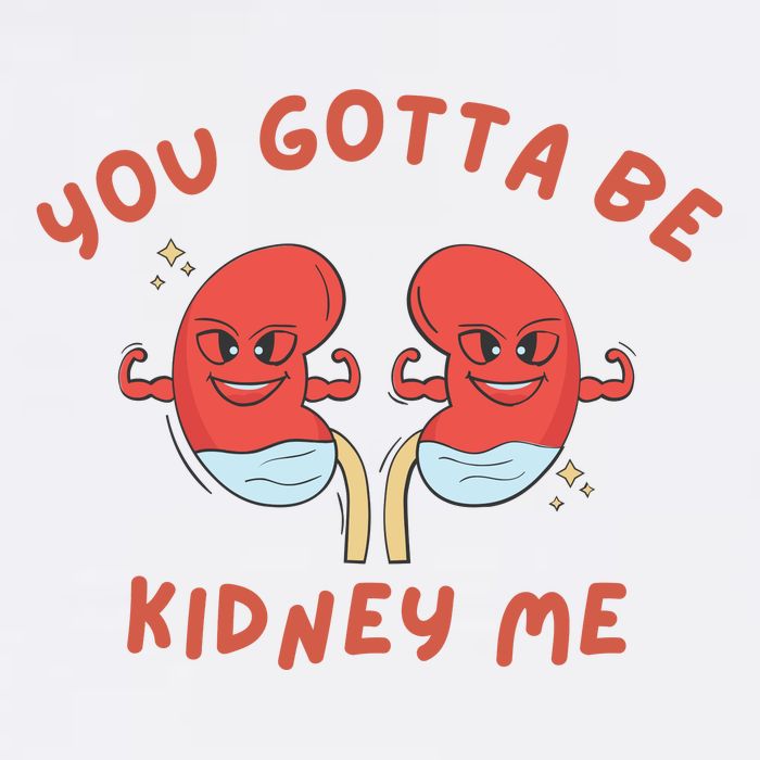 You Gotta Be Kidney Me Pun For A Kidney Donor Apron
